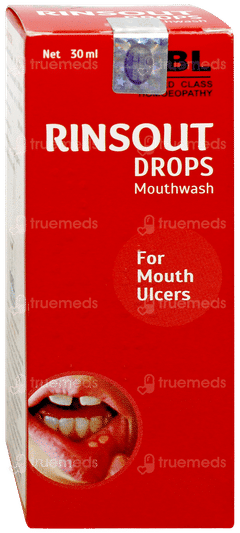 Sbl Rinsout Drops Mouthwash 30Ml